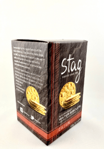 150g box of Stag Stornoway Cajun Water Biscuits