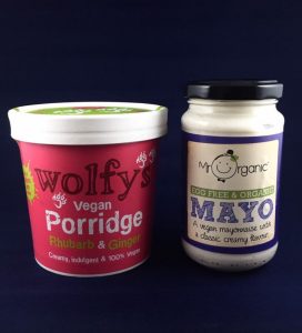 Rhubarb *& Ginger Vegan Porridge & Organic Vegan Mayo