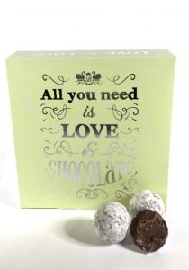 all you need is love chocolate truffles